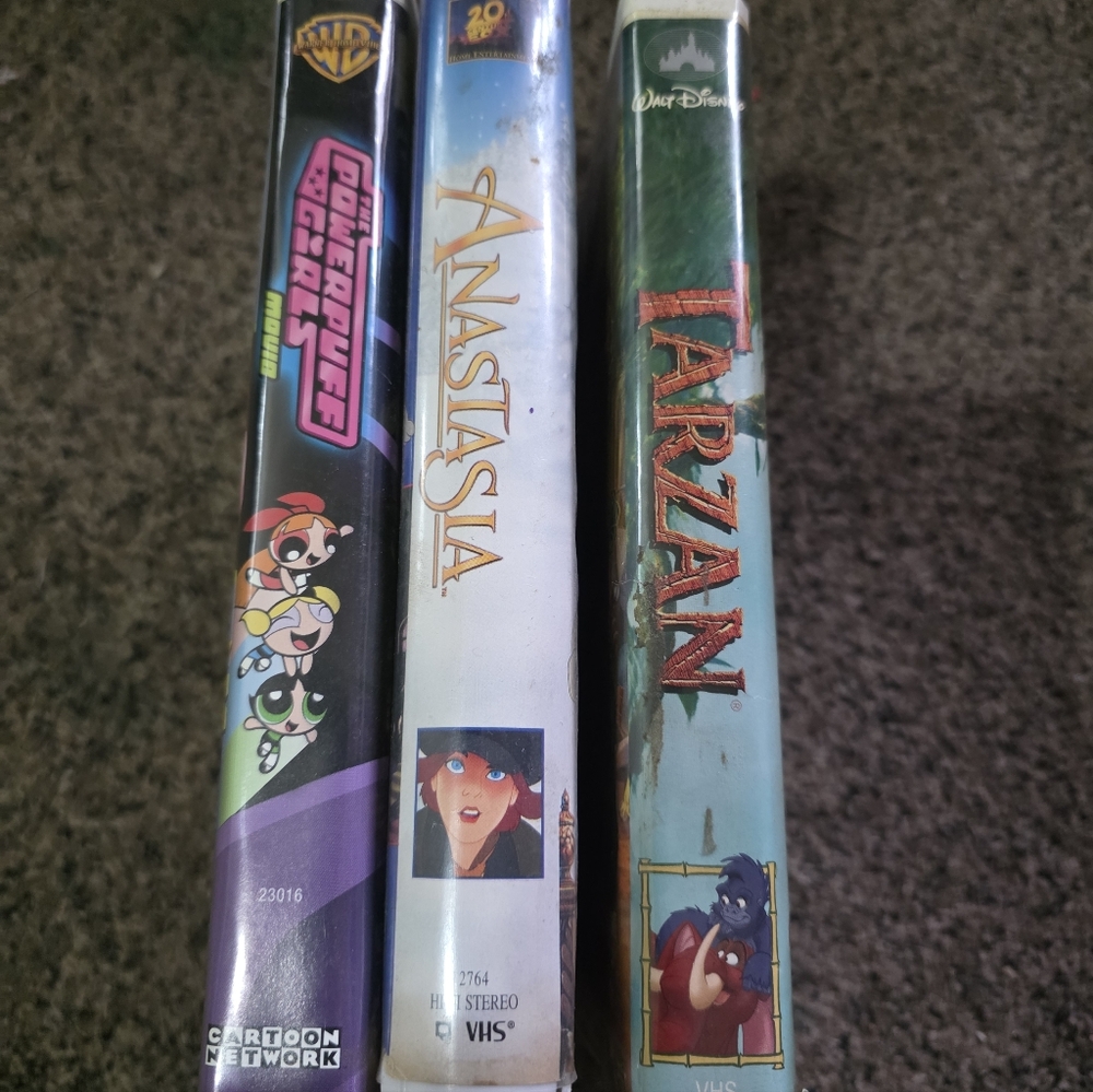 Set Of 3 VHS Tapes Collection